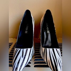 Aldo Pony hair Shoes  Zebra pattern